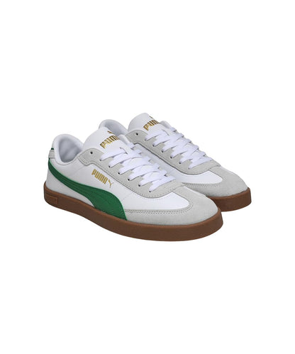 PUMA | Club II Era Sneakers | White-Archive Green-Gum | 9UK
