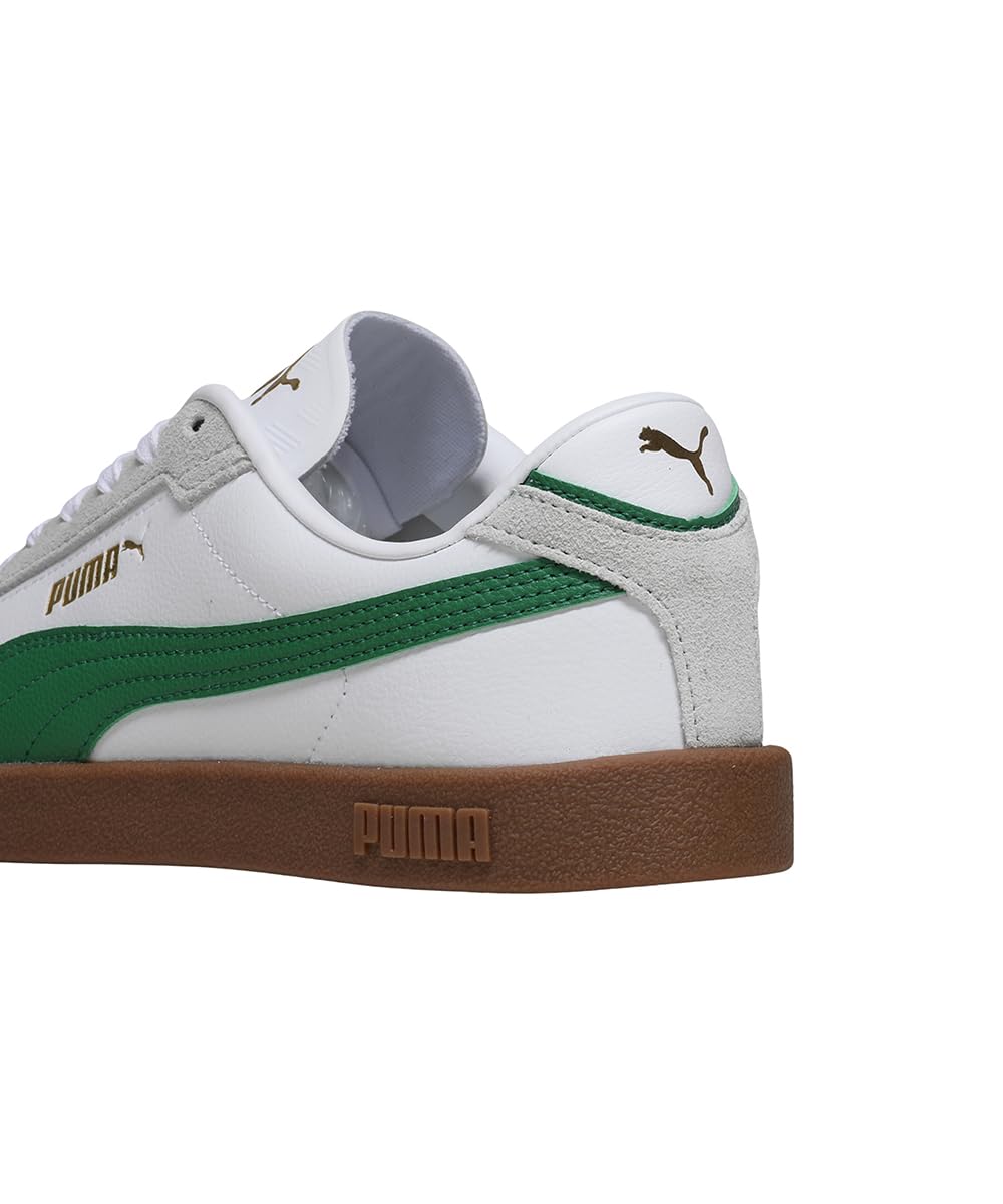 PUMA | Club II Era Sneakers | White-Archive Green-Gum | 9UK