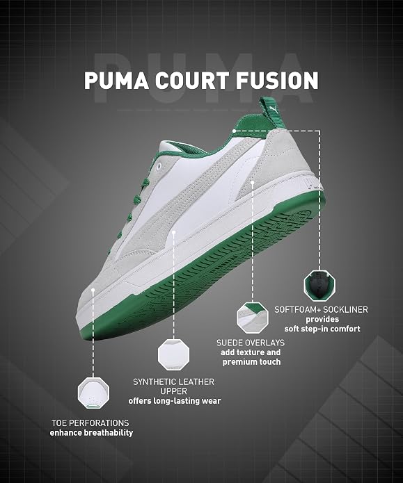 Puma Unisex-Adult Court Fusion Sneaker