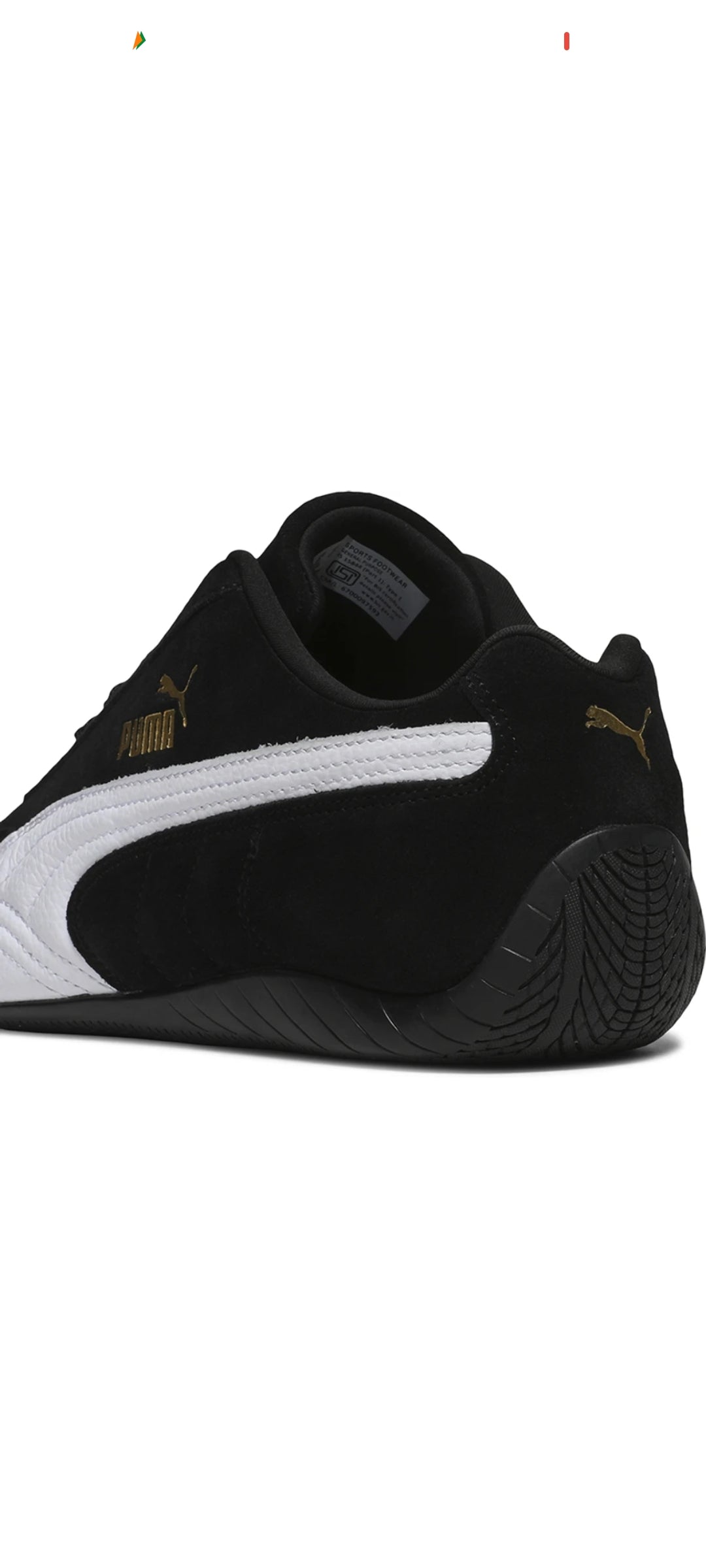 Puma Speedcat Men's Sneakers - Black & White